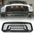 thumbnail image 1 of AMERICAN MODIFIED Front Grille w/Amber Lights for 2013-2018 Dodge Ram 1500, 1 of 12
