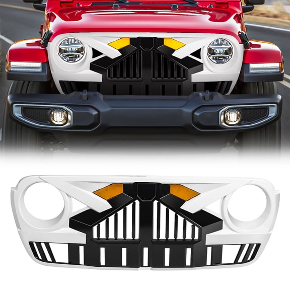 AMERICAN MODIFIED Grille for '18+ Jeep Wrangler JL, '20+ Gladiator JT w/Cam