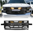 thumbnail image 1 of AMERICAN MODIFIED Grille w/LED for 19-21 Chevy Silverado 1500, Glossy Black, 1 of 8