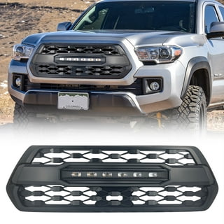 US AUTO PARTS PLUS New Front Bumper Chrome + Grille Plastic + Brackets  Right Passenger & Left Driver Side Direct Replacement For Toyota Pickup