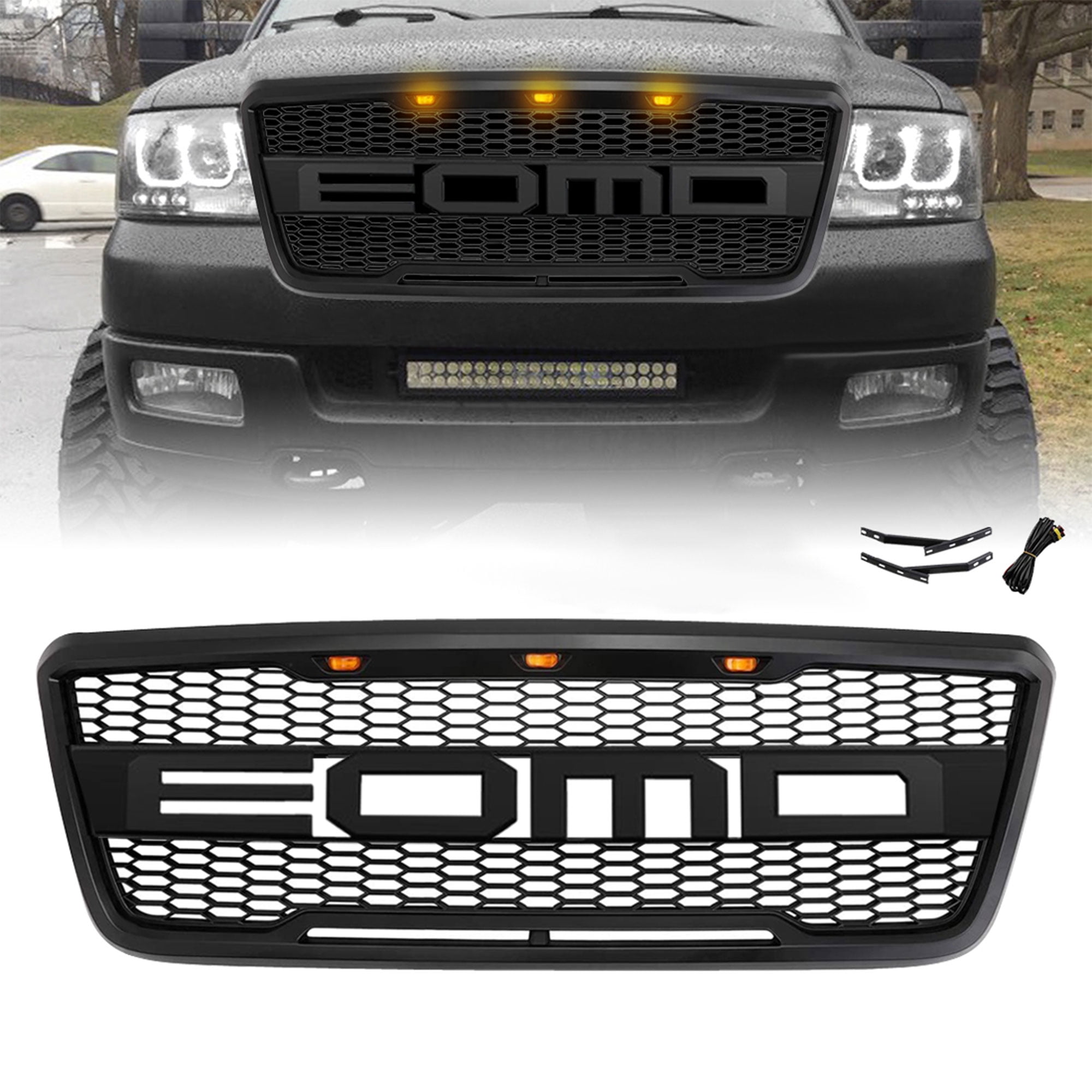 Galaxy Auto Raptor Style Full Front Grilles