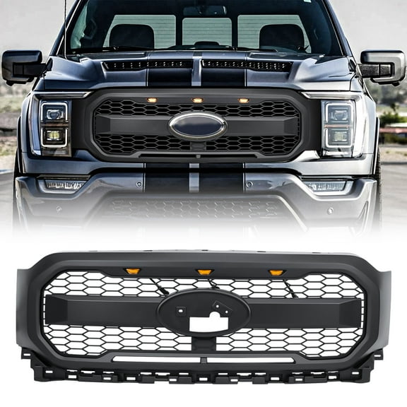 AMERICAN MODIFIED Raptor Style Mesh Grill for 2021 to 2023 Ford F150