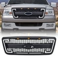 thumbnail image 1 of AMERICAN MODIFIED Raptor Style Mesh Grille for 04-08 Ford F150, Matte Black, 1 of 12