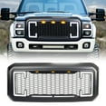 thumbnail image 1 of AMERICAN MODIFIED Raptor Style Mesh Grille for 11-16 Ford F250/350/450/550, 1 of 13