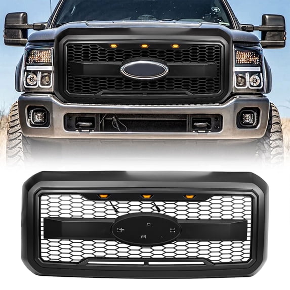 AMERICAN MODIFIED Raptor Style Mesh Grille for 11-16 Ford F250/350/450/550