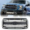 thumbnail image 1 of AMERICAN MODIFIED Raptor Style Mesh Grille for 2015-2017 Ford F150, Black, 1 of 13