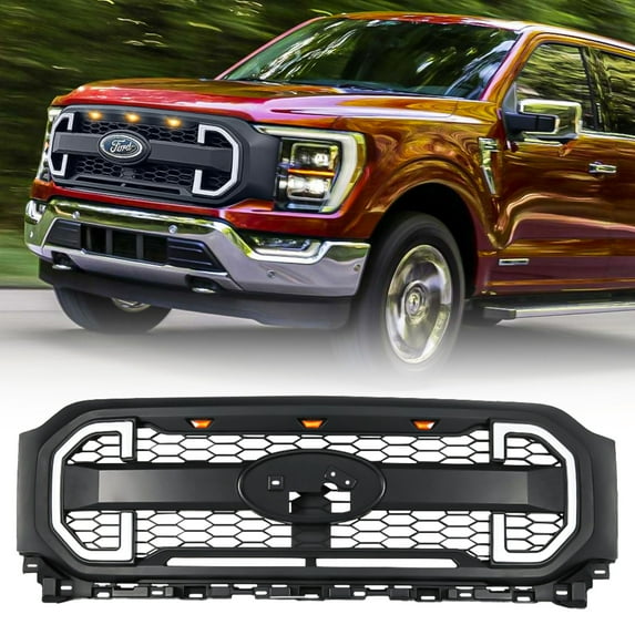 AMERICAN MODIFIED Raptor Style Mesh Grille for 2021-2023 Ford F150