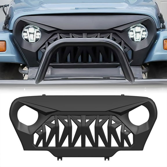 AMERICAN MODIFIED Shark Grille for 97-06 Jeep Wrangler TJ/LJ
