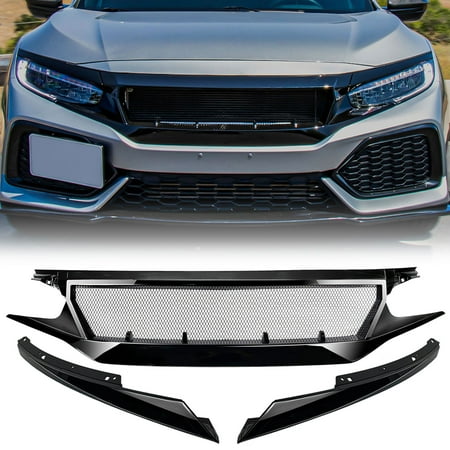 AMERICAN MODIFIED Sports Grille for 16-21 Honda Civic/Sedan/Hatchback/FK8