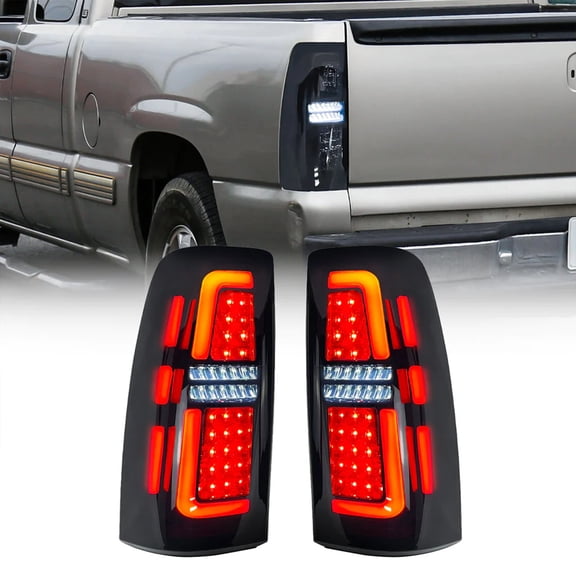 AMERICAN MODIFIED Tail Lights for 99-06 Chevy Silverado, 99-02 GMC Sierra