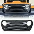 thumbnail image 1 of AMERICAN MODIFIED Tomahawk Grille w/DRL for 18-23 Jeep Wrangler/Gladiator, 1 of 8