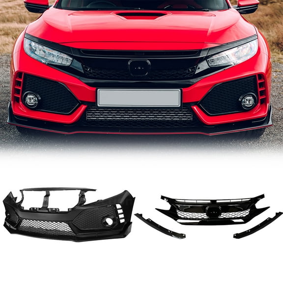 AMERICAN MODIFIED Type R Style Conversion Bumper for 2016-2019 Honda Civic