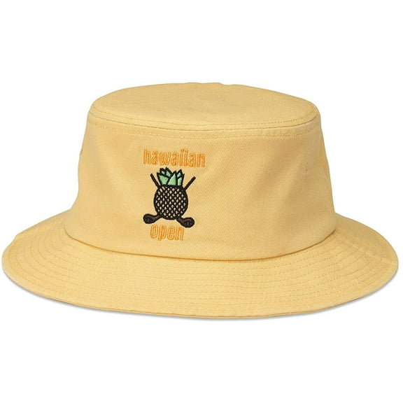 American Needle Hawaiian Open Washed Twill Bucket Hat Bleached Sun 19H003A-HAWAO