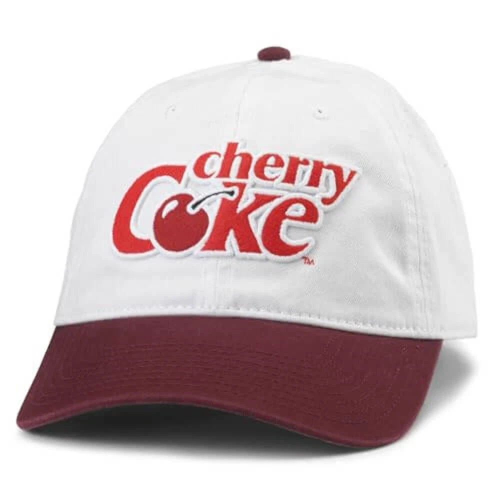 AMERICAN NEEDLE Coca-Cola Official Adjustable Baseball Cap – Cotton Snapback Hat With Classic Coke Logo