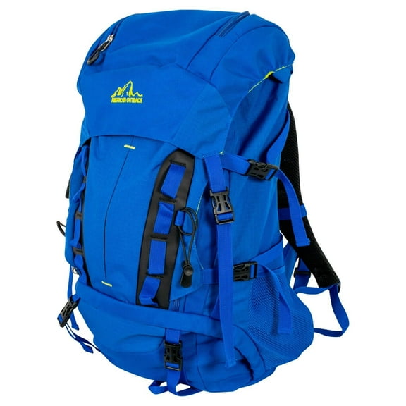 AMERICAN OUTBACK TAHOE 40L Hiking Frame Backpack with Built-In Rain Cover