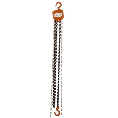 American Power Pull Chain Block Manual Hoist - 1/2-Ton, 10 Ft Chain, Multicolor — Residential Use, Standard Application