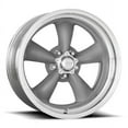 thumbnail image 1 of AMERICAN RACING VINTAGE VN205 CLASSIC TORQ THRUST II 15X12 BLANK XXET 83.06CB TORQ THRUST GRAY POLISHED LIP WHEEL, 1 of 1