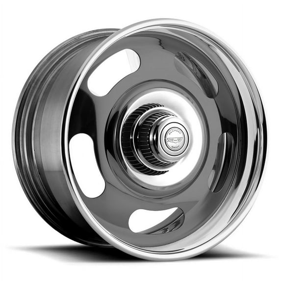 AMERICAN RACING VINTAGE VN327 RALLY 18X10 BLANK XXET 78.3CB TWO-PIECE GRAY CENTER POLISHED BARREL WHEEL