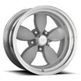 thumbnail image 1 of AMERICAN RACING VINTAGE VN402 CLASSIC 200S 15X9 BLANK XXET 72.6CB TWO-PIECE VINTAGE SILVER CENTER POLISHED BARREL WHEEL, 1 of 1