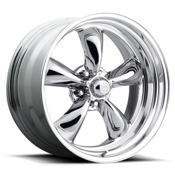 AMERICAN RACING VINTAGE VN405 CUSTOM TORQ THRUST 16X8 BLANK XXET 72.6CB TWO-PIECE CHROME POLISHED BARREL WHEEL