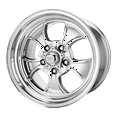 thumbnail image 1 of AMERICAN RACING VINTAGE VN450 HOPSTER 15X10 5X114.3 -44ET 83.06CB CHROME WHEEL, 1 of 2