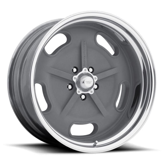 AMERICAN RACING VINTAGE VN470 SALT FLAT 20X8 BLANK XXET 83.06CB MAG GRAY CENTER POLISHED BARREL WHEEL