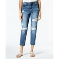 thumbnail image 1 of AMERICAN RAG $54 Womens New 1233 Blue Frayed Cropped Jeans 9 Juniors B+B, 1 of 5