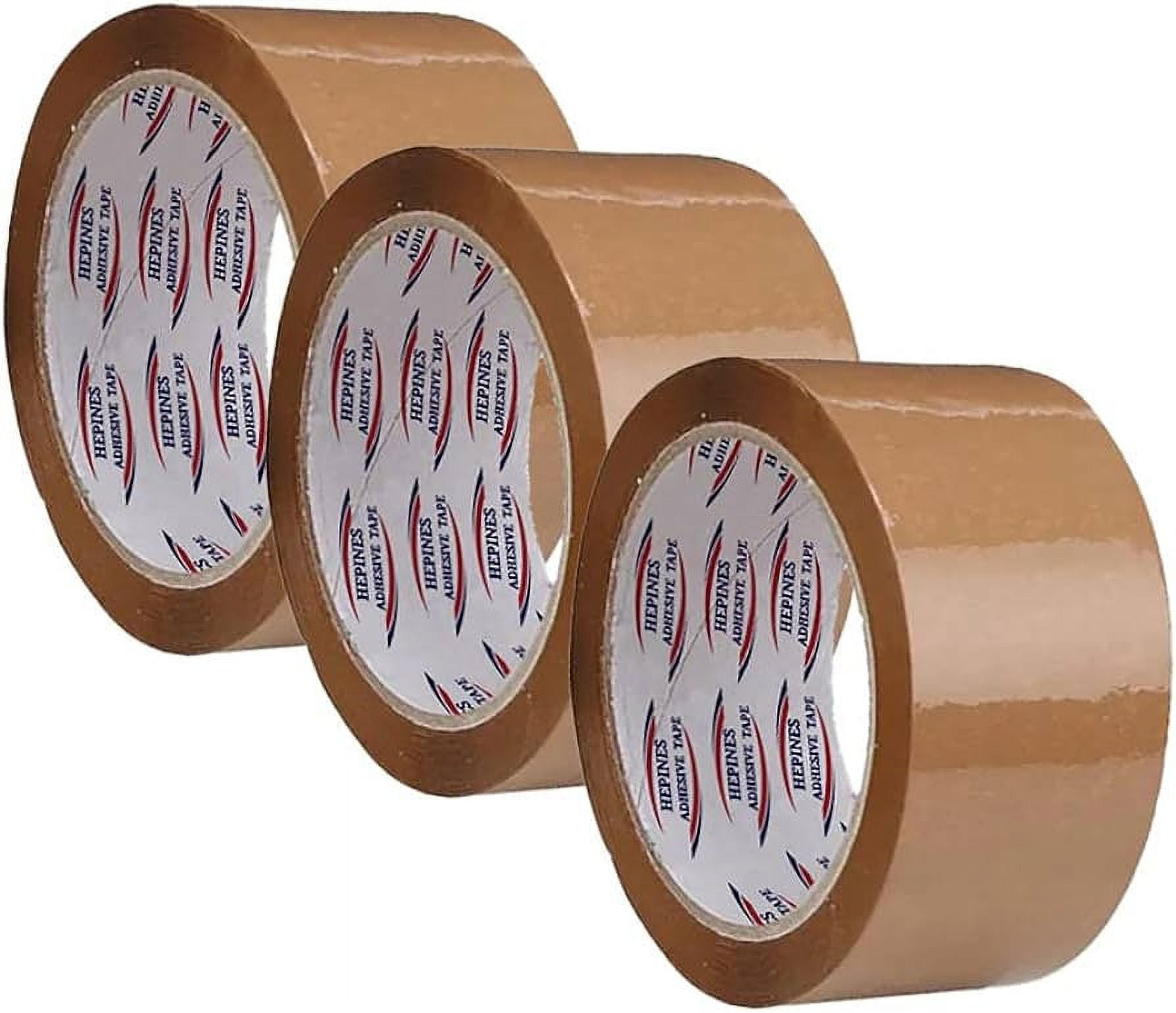 AMERICAN RAVEN Heavy Duty Brown Packing Box Tape [Pack of 3] Brown Tape