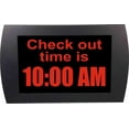 thumbnail image 1 of AMERICAN RECORDER - "CHECK OUT TIME" LED Lighted Sign, 1 of 4