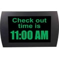 thumbnail image 1 of AMERICAN RECORDER - "CHECK OUT TIME" LED Lighted Sign, 1 of 4