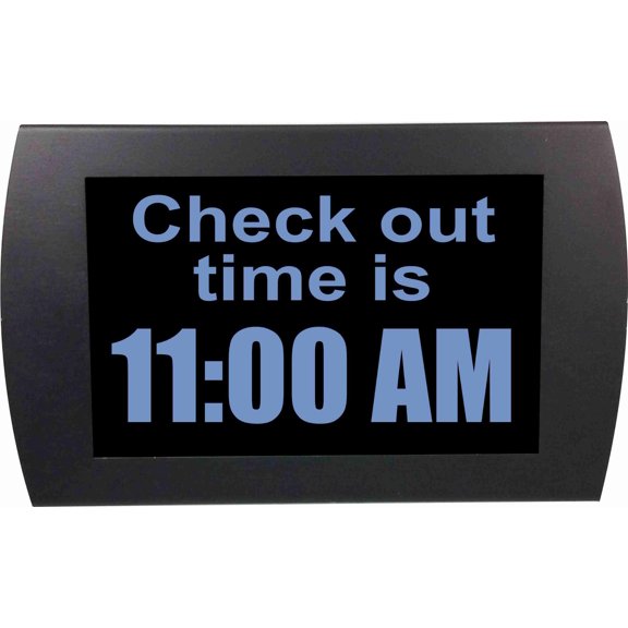AMERICAN RECORDER - "CHECK OUT TIME" LED Lighted Sign