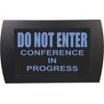thumbnail image 1 of AMERICAN RECORDER - "DO NOT ENTER Conference in Progress" LED Lighted Sign, 1 of 5