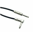 thumbnail image 1 of AMERICAN RECORDER High Performance Guitar Cable - 1/4" Straight to Flat Right Angle, 1 of 1