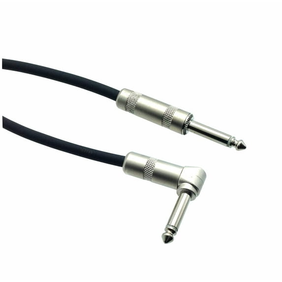 AMERICAN RECORDER High Performance Guitar Cable - 1/4" Straight to Right Angle