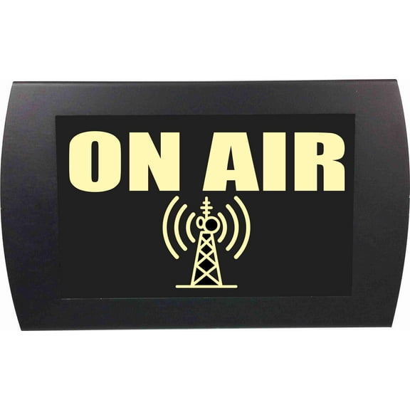 AMERICAN RECORDER - "ON AIR" LED Lighted Sign