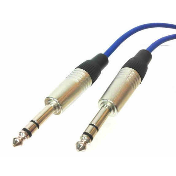 AMERICAN RECORDER QUAD Microphone Cable with 1/4" TRS Male to 1/4" TRS Male Connectors