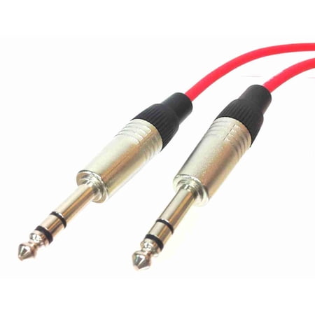 AMERICAN RECORDER QUAD Microphone Cable with 1/4" TRS Male to 1/4" TRS Male Connectors
