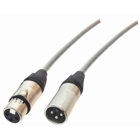 AMERICAN RECORDER Quad XLR Microphone Cable with Tough Nylon Sleeve