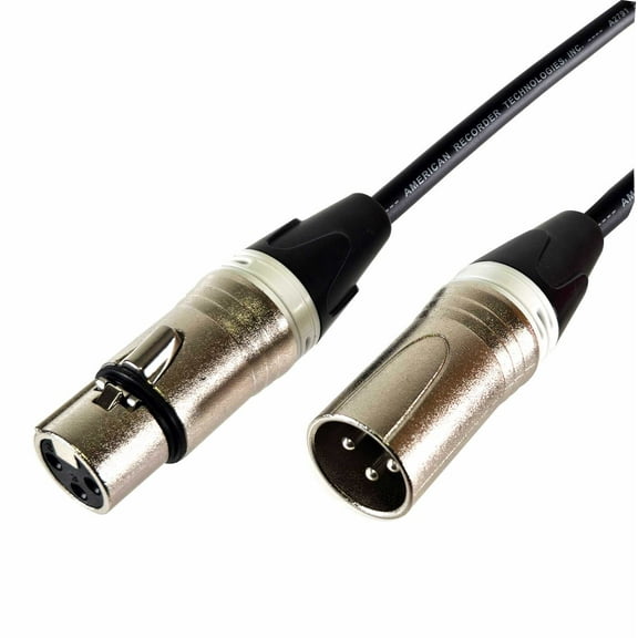 AMERICAN RECORDER XLR to XLR Balanced Microphone Cable - White