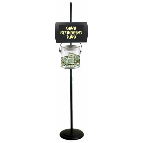 AMERICAN RECORDER - "Band Retirement Fund" LED Lighted Sign with Pole Clamp Kit