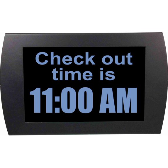 AMERICAN RECORDER - "CHECK OUT TIME" LED Lighted Sign
