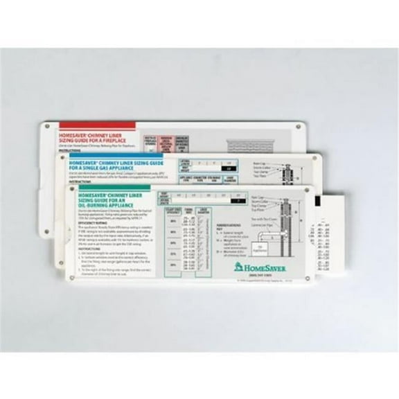 AMERICAN SLIDE CHART CORP. HomeSaver Gas Liner Sizing Guide