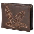 thumbnail image 1 of AMERICAN TANNER Genuine Leather Hand Burnished Bifold Wallet For Men Women H3.5 X W4.75 X D0.5, 1 of 6