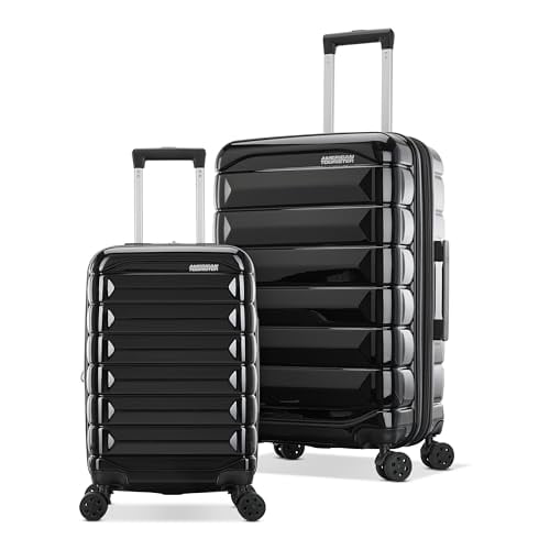 AMERICAN TOURISTER KONTOUR 2-PIECE LUGGAGE SET - CARRY-ON & MEDIUM - BLACK