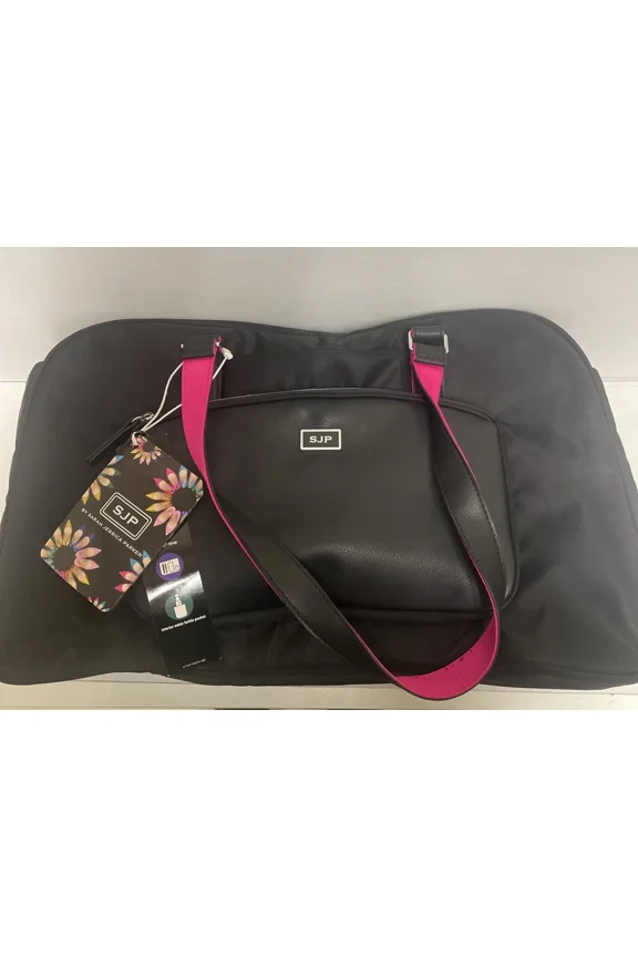 SARAH JESSICA PARKER CONVERTIBLE RFID WEEKENDER BAG - BLACK