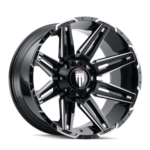 AMERICAN TRUXX BOOM-AT1903 20X9 5X127/5X139.7 -12ET 78.1CB BLACK/MILLED