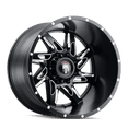 thumbnail image 1 of AMERICAN TRUXX SPYDER-AT183 20X10 5X139.7 -24ET 87.1CB BLACK/MILLED, 1 of 2