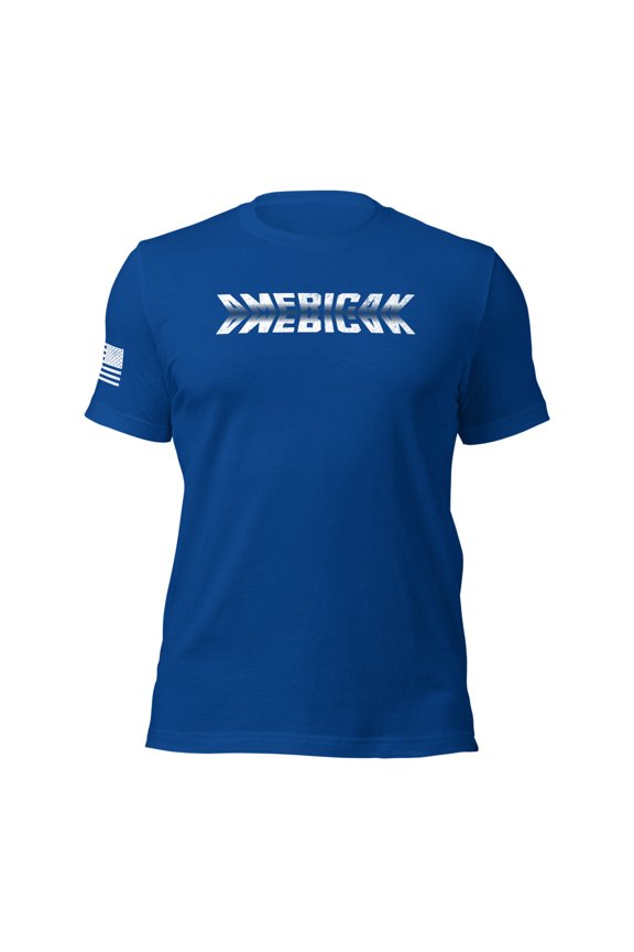 AMERICAN Unisex t-shirt copy (True Royal, 2XL)