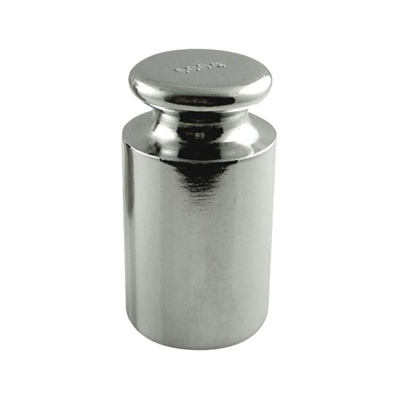 AMERICAN WEIGH SCALES Calibration Weight for Digital Scale, Chrome Plated, 500g