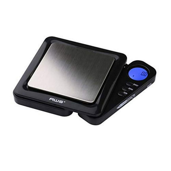 AMERICAN WEIGH SCALES Digital Pocket Scale with Silicone Mat, Blade Series, 1000g